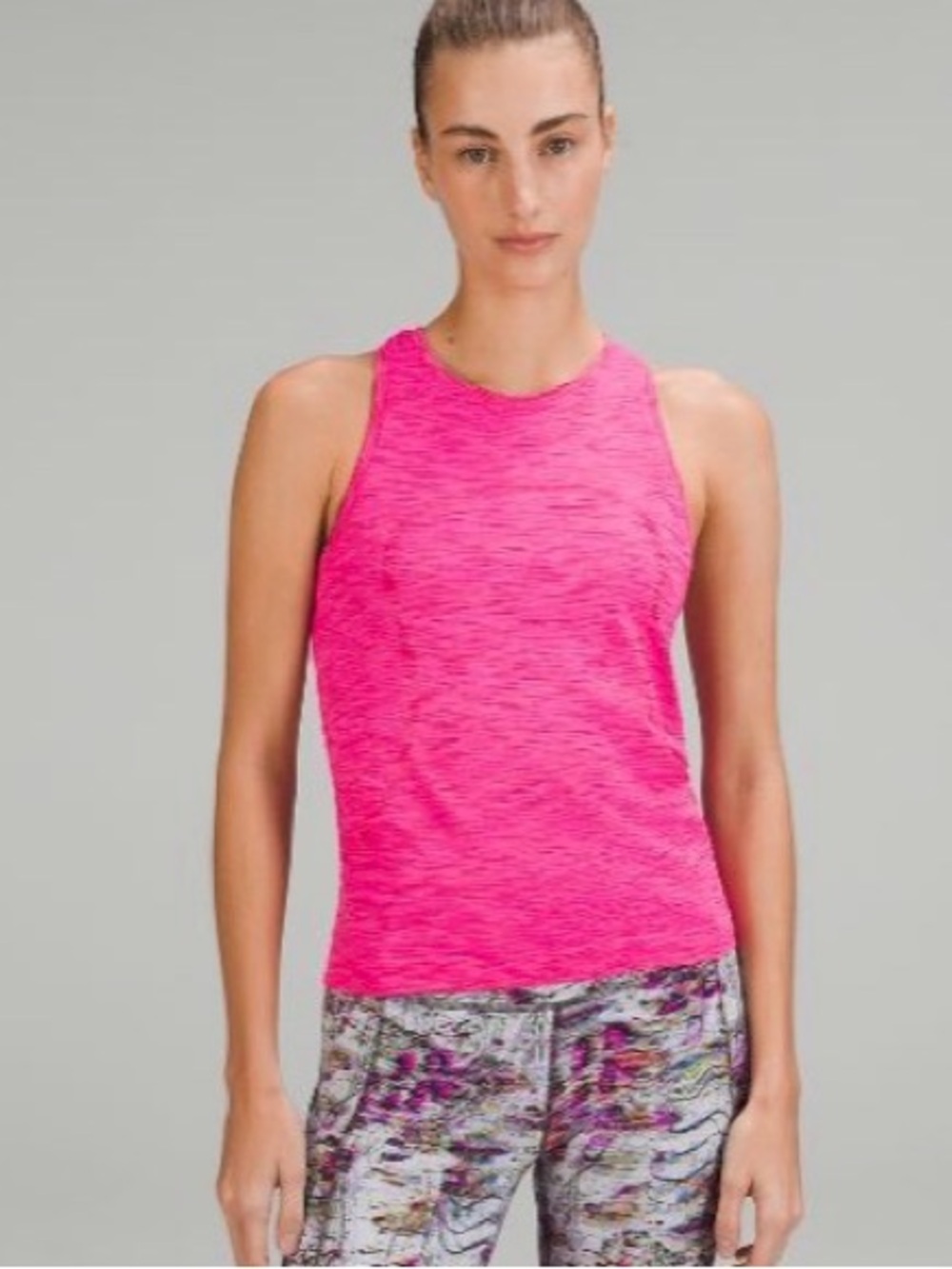 lululemon athletica Swiftly Tech High-Neck Tank Top - Pink